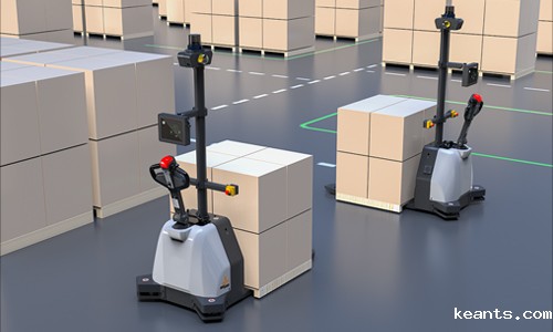 <b>24小时智能仓储AGV无人叉车batway必威公司应用</b>